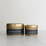 Grapefruit Pine // Gold Tins