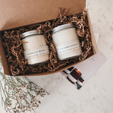 Gift Set Duos // 2-8oz Clear Jars