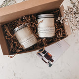 Gift Set Duos // 2-8oz Clear Jars