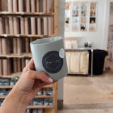 Grey Vessel // Olive Leaf + Clementine