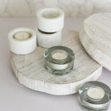 White Wood Pedestal