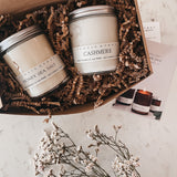 Gift Set Duos // 2-8oz Clear Jars